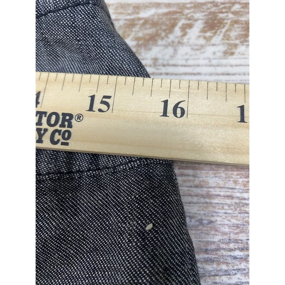 Banana Republic 100% Linen Skirt Size 6 Gray Pencil Skirt Business Casual